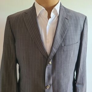 Hugo Boss Grey Pinstripe Suit